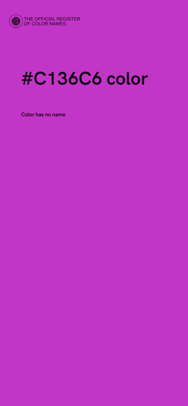 #C136C6 color image