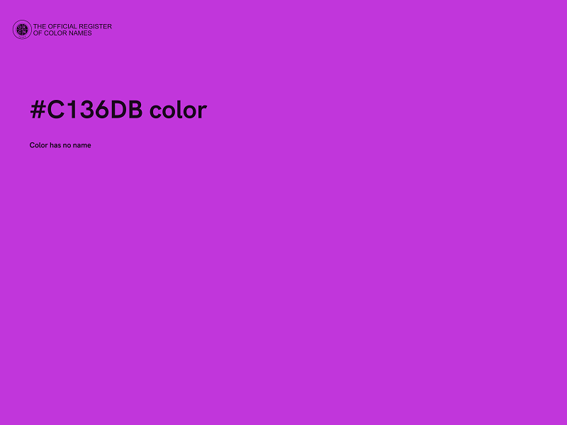 #C136DB color image