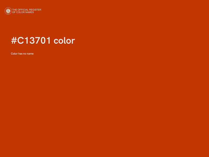 #C13701 color image