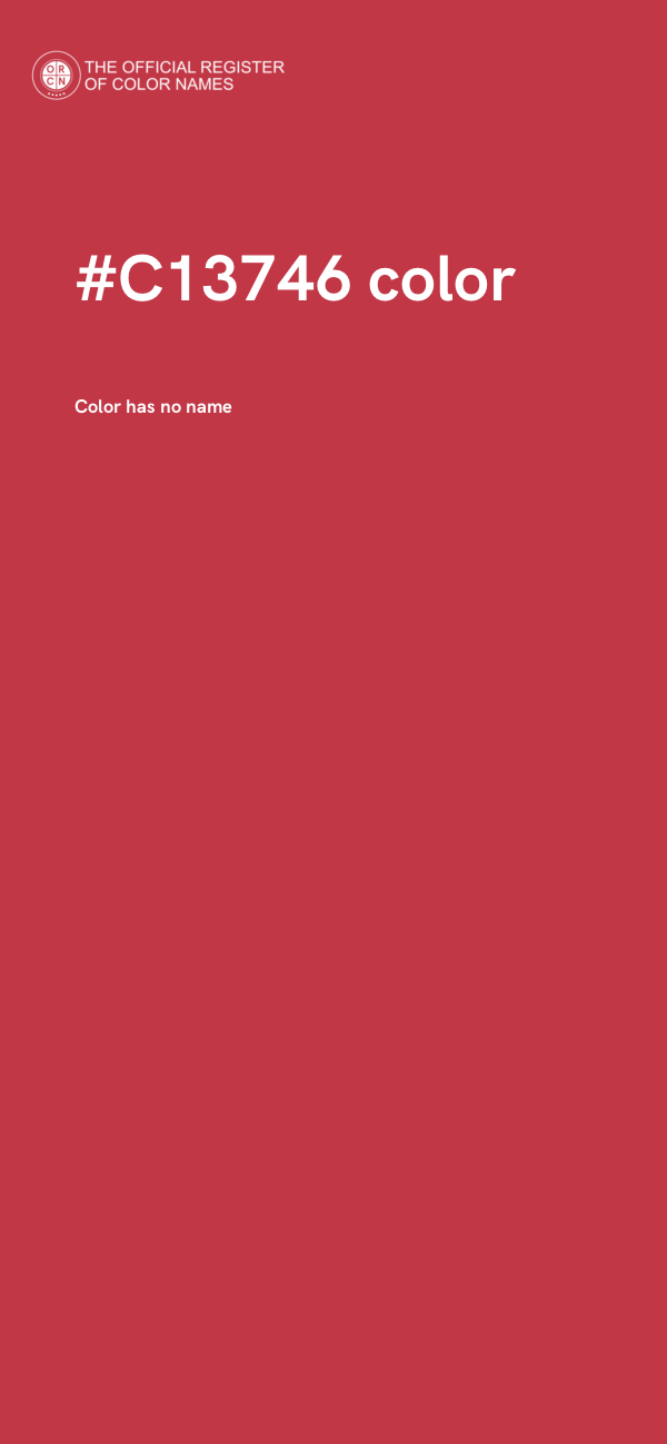 #C13746 color image
