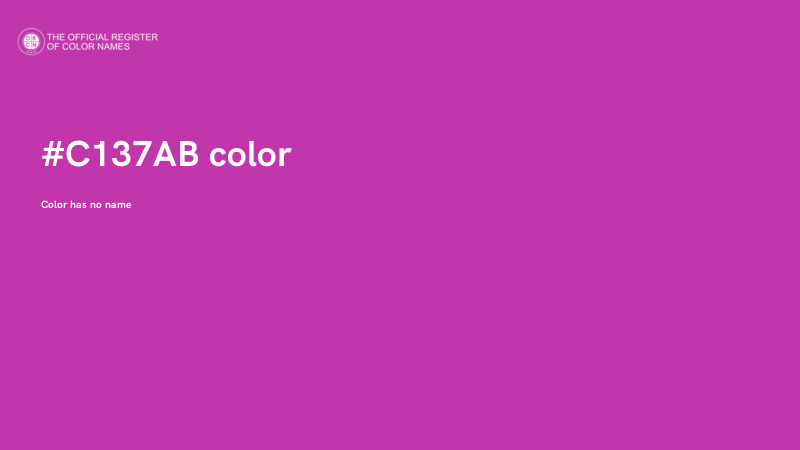 #C137AB color image