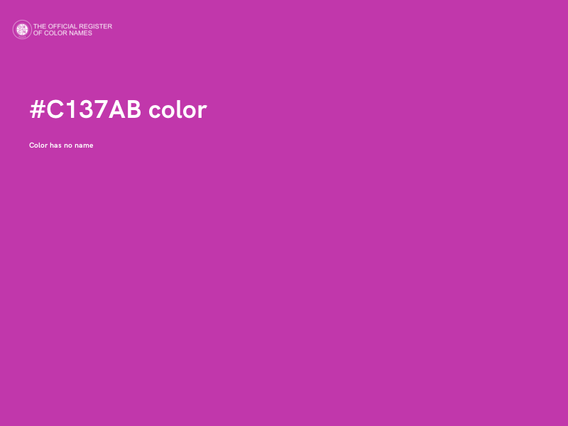 #C137AB color image