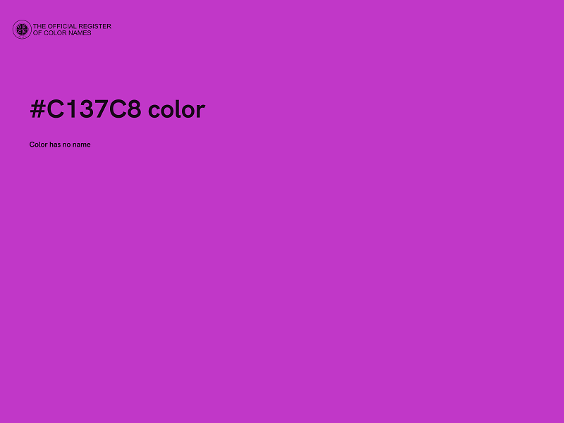 #C137C8 color image