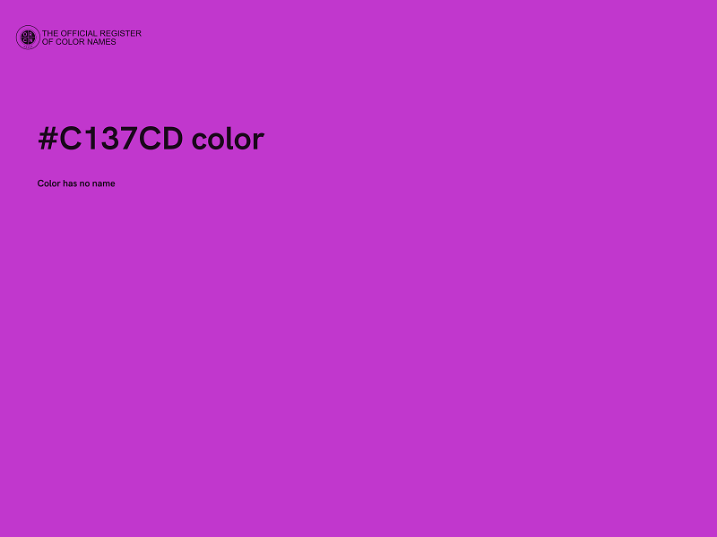 #C137CD color image