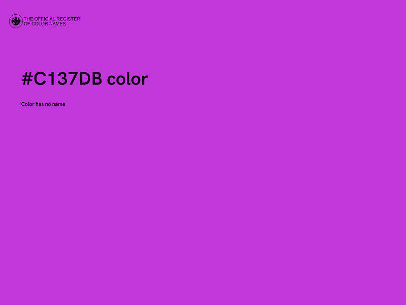 #C137DB color image