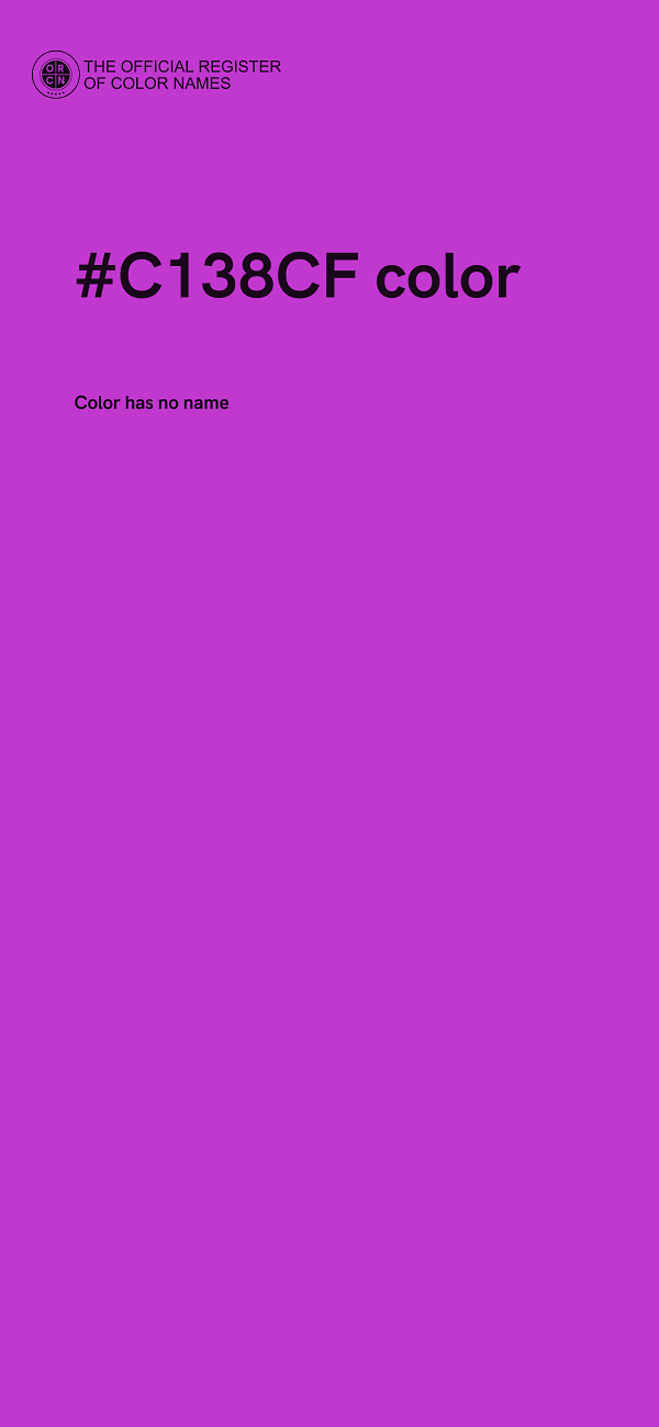 #C138CF color image