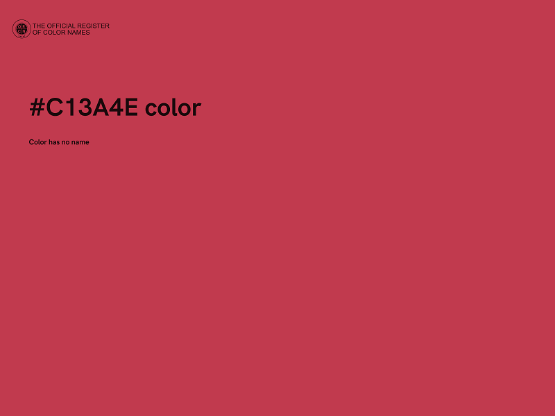 #C13A4E color image