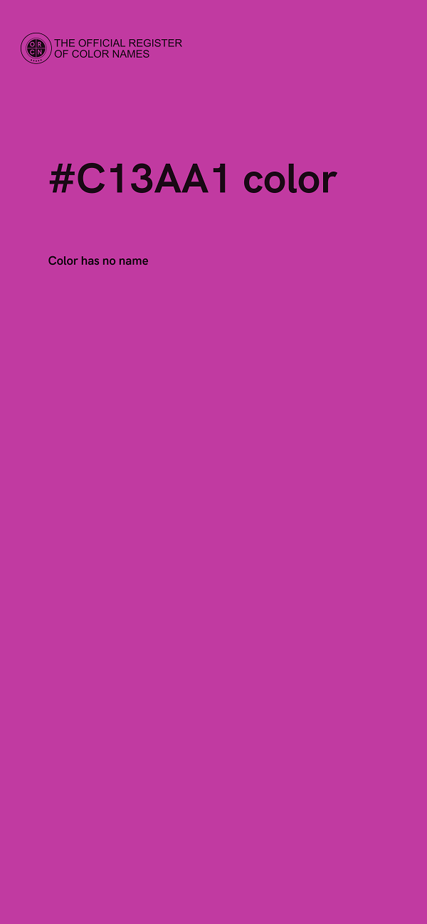 #C13AA1 color image