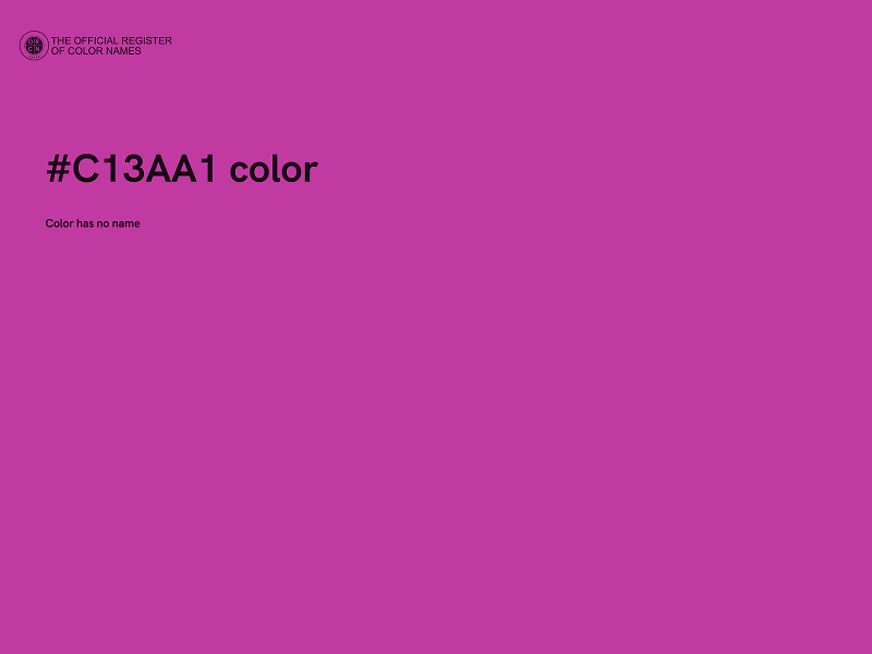 #C13AA1 color image