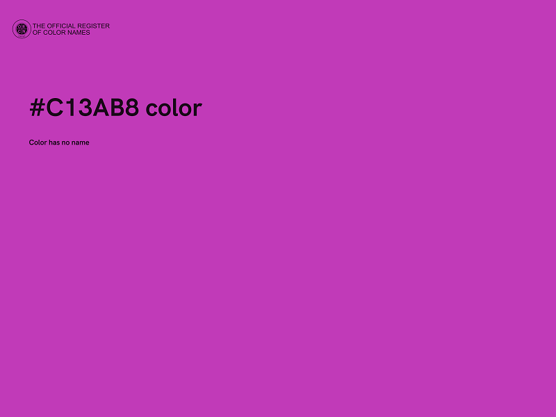 #C13AB8 color image