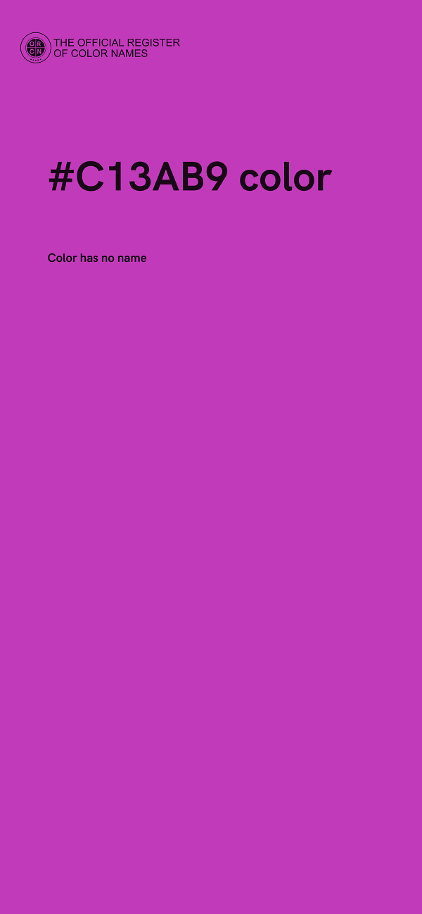 #C13AB9 color image