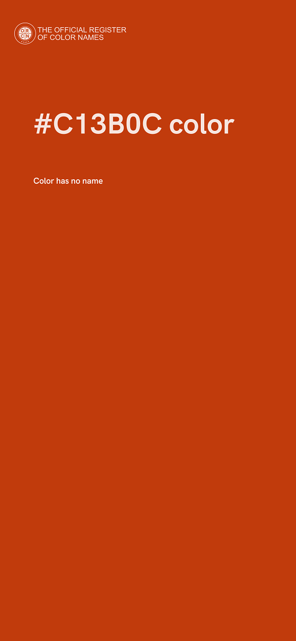 #C13B0C color image