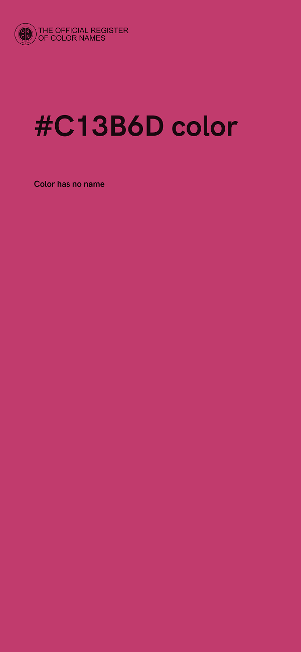 #C13B6D color image