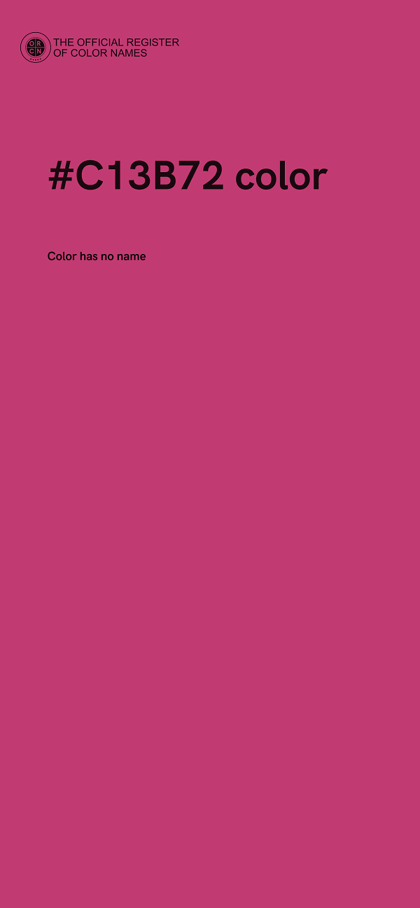 #C13B72 color image