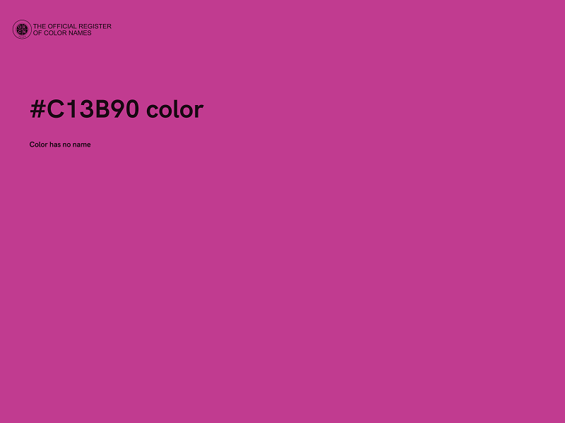 #C13B90 color image