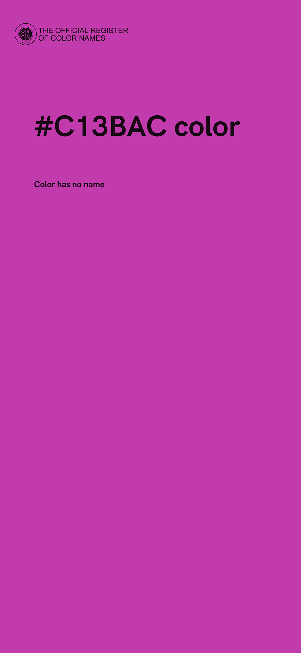 #C13BAC color image