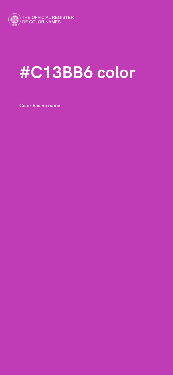 #C13BB6 color image