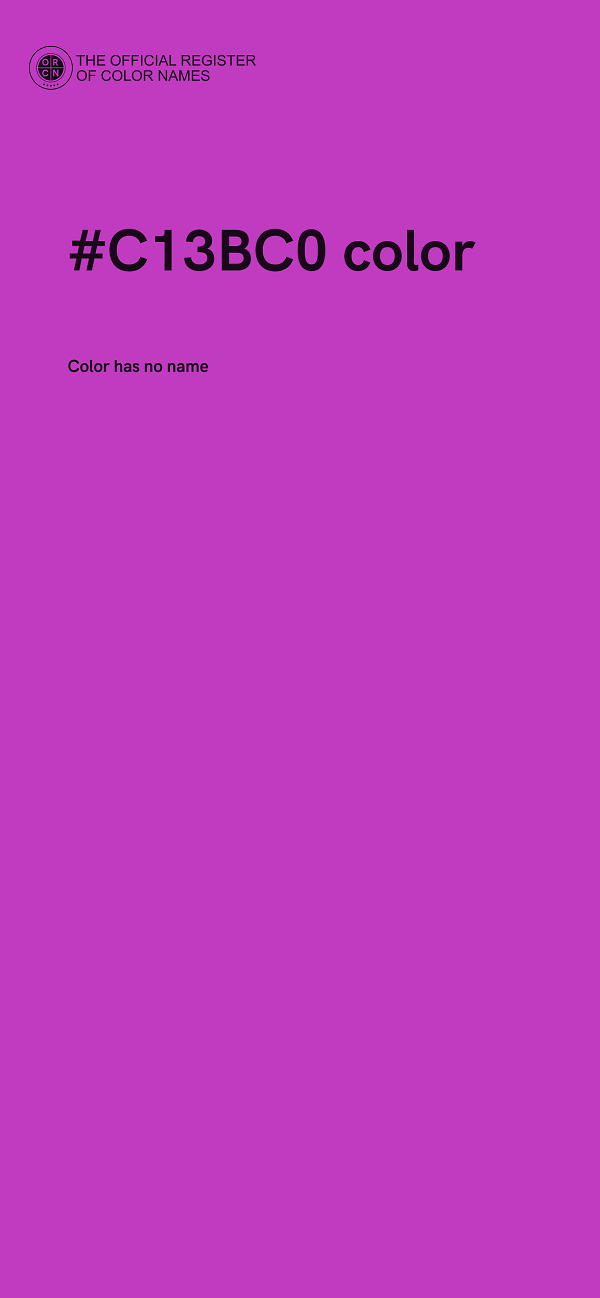 #C13BC0 color image