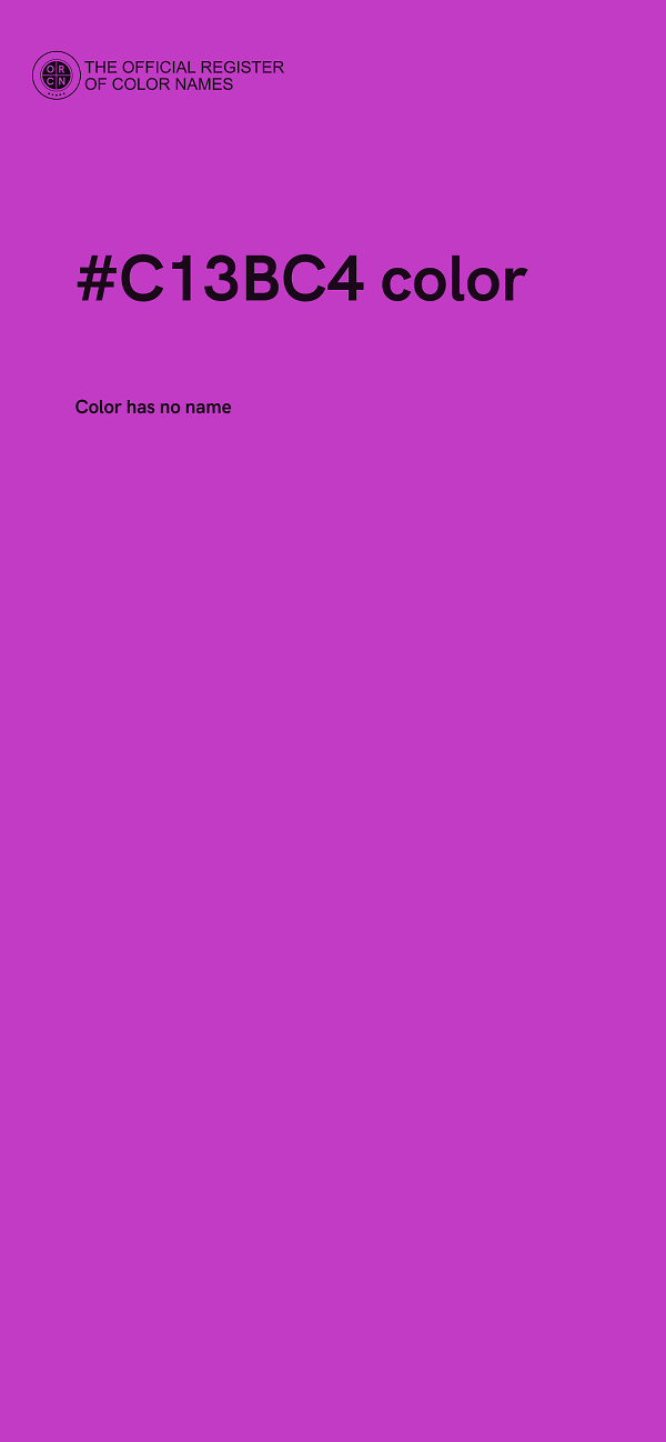 #C13BC4 color image