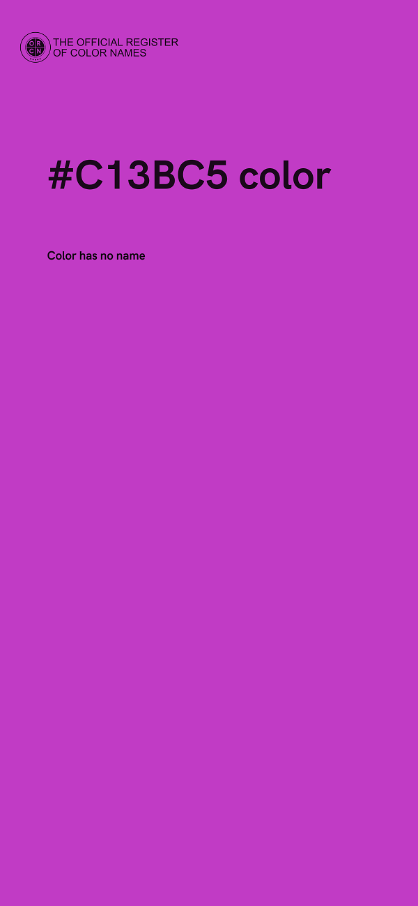 #C13BC5 color image