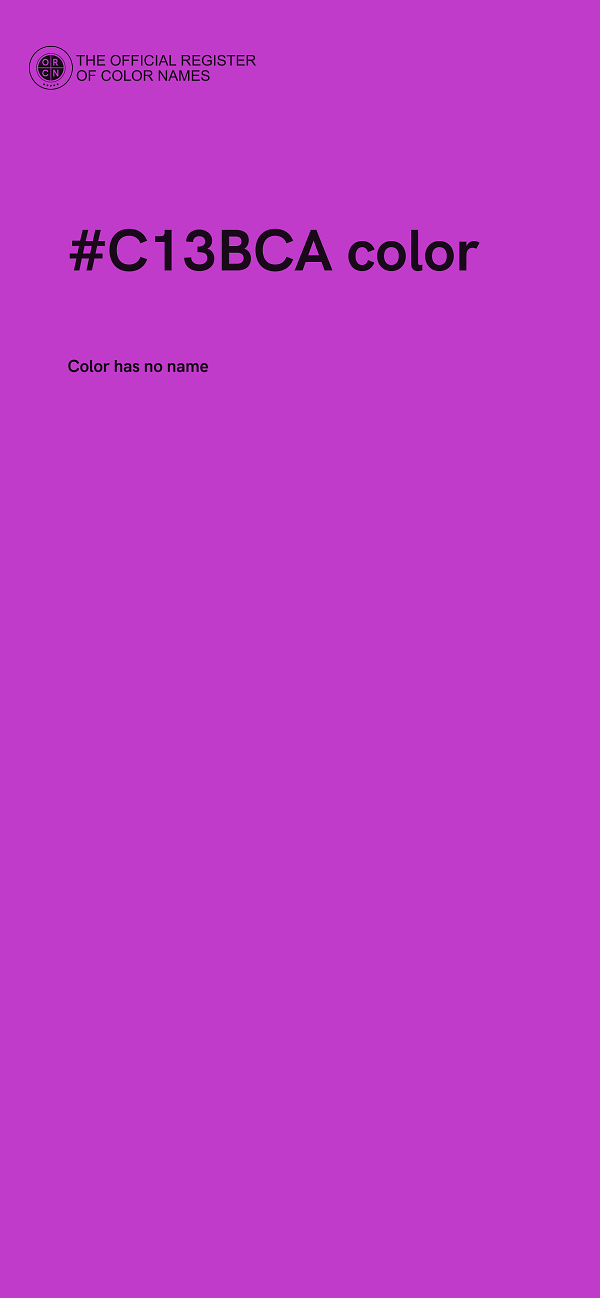 #C13BCA color image