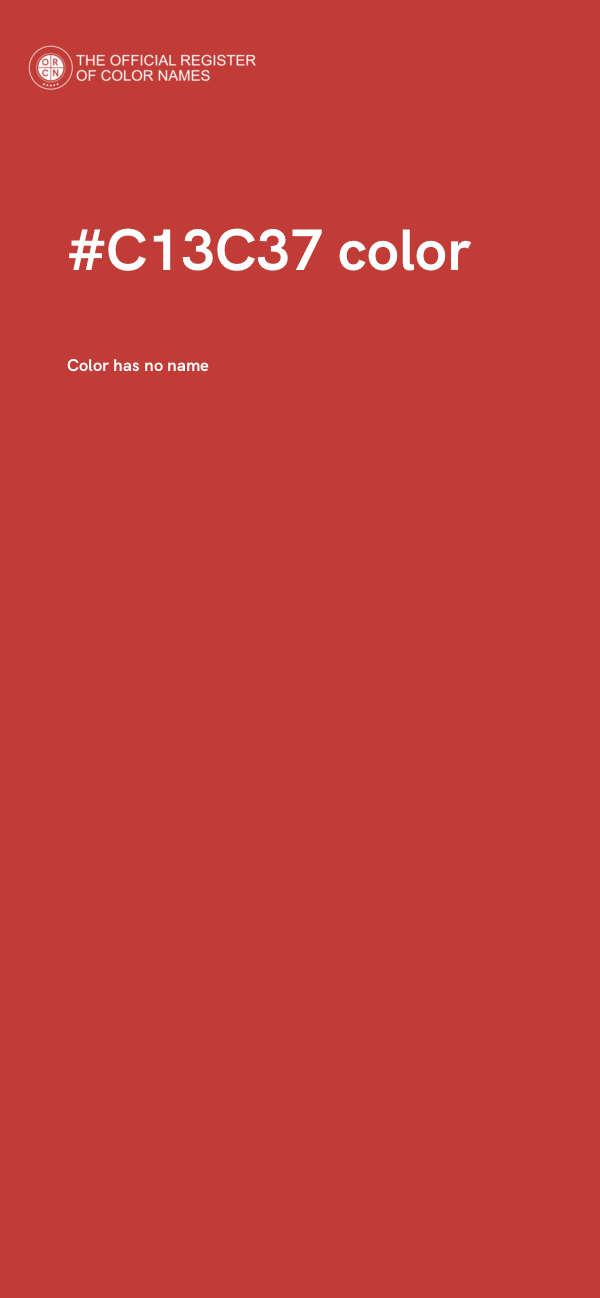 #C13C37 color image