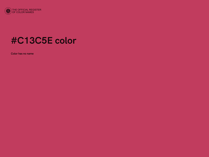 #C13C5E color image