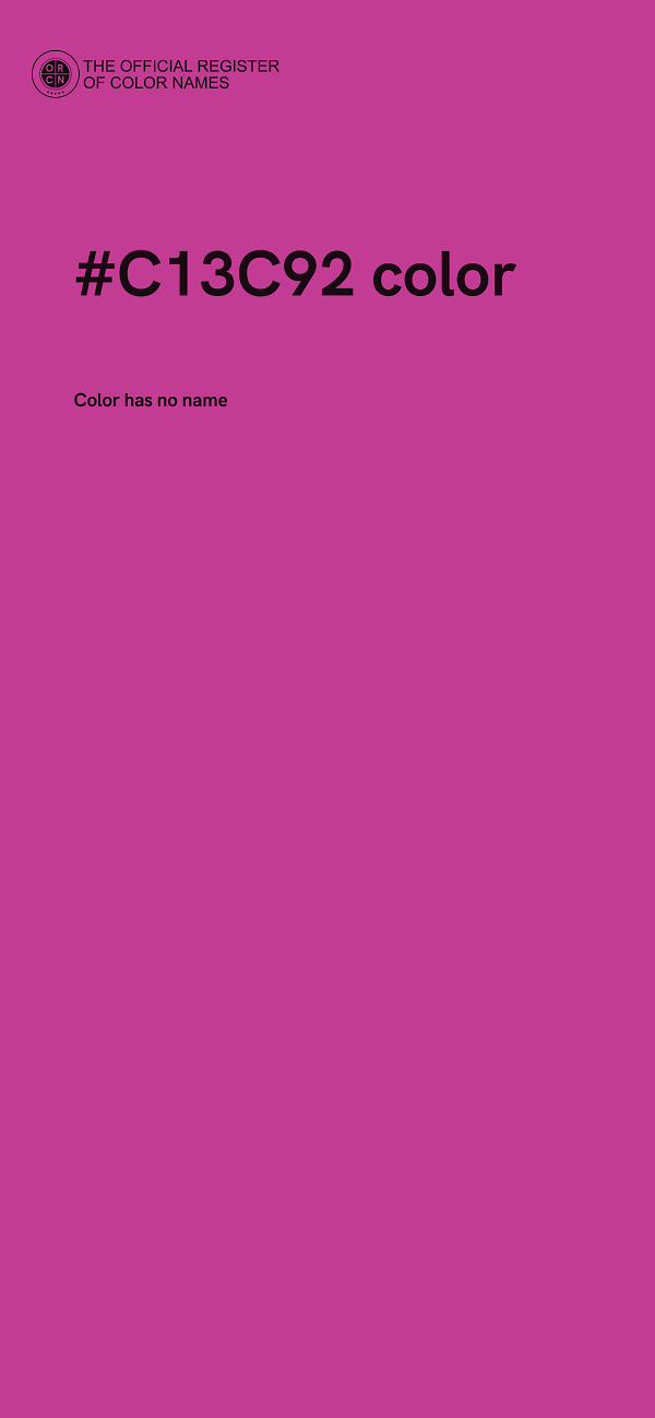 #C13C92 color image