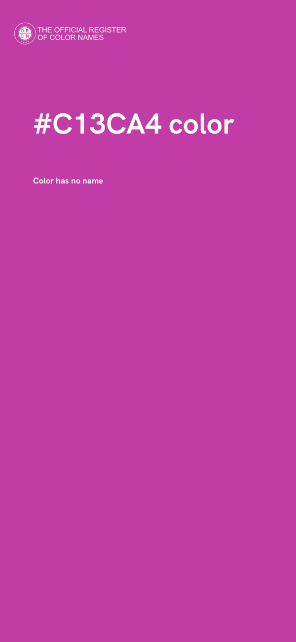 #C13CA4 color image