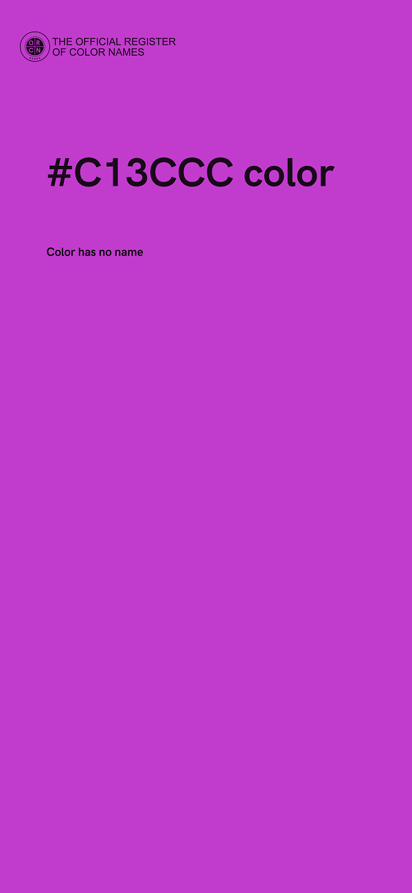#C13CCC color image