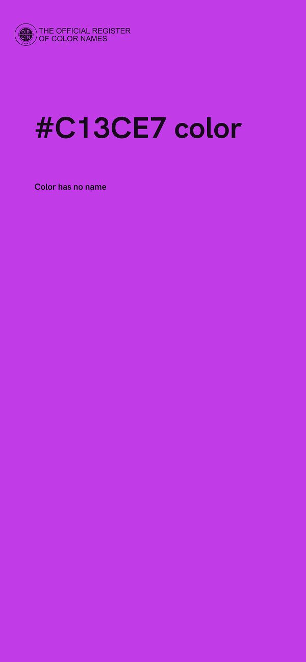 #C13CE7 color image