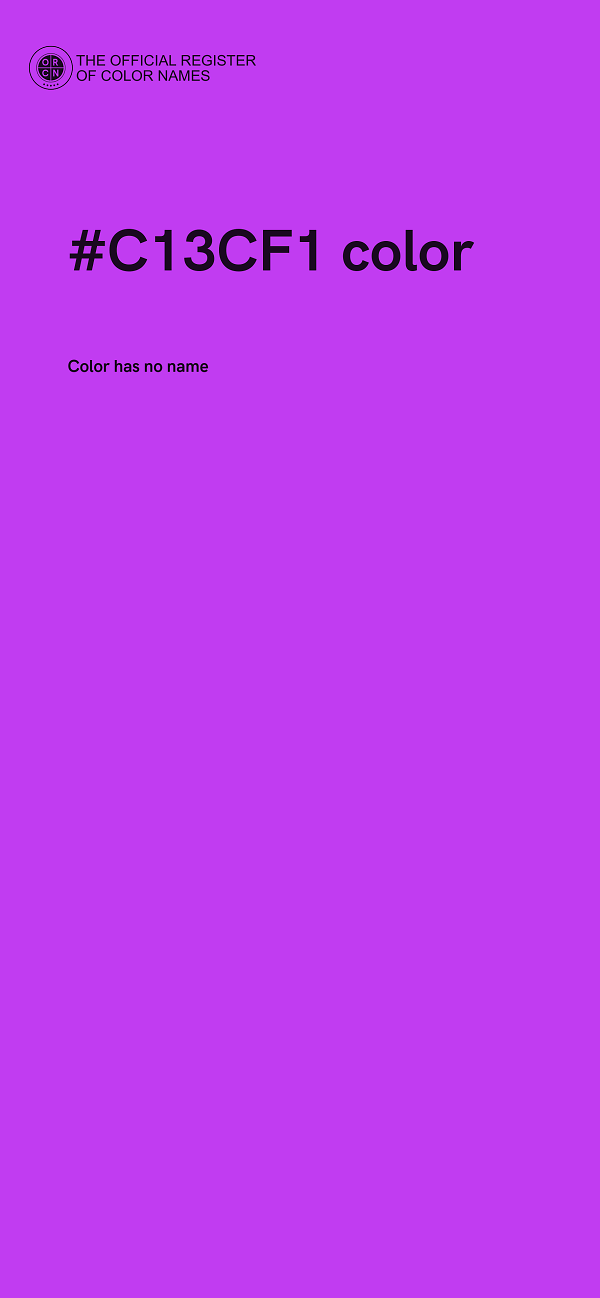 #C13CF1 color image