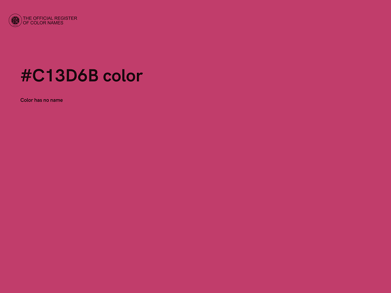 #C13D6B color image