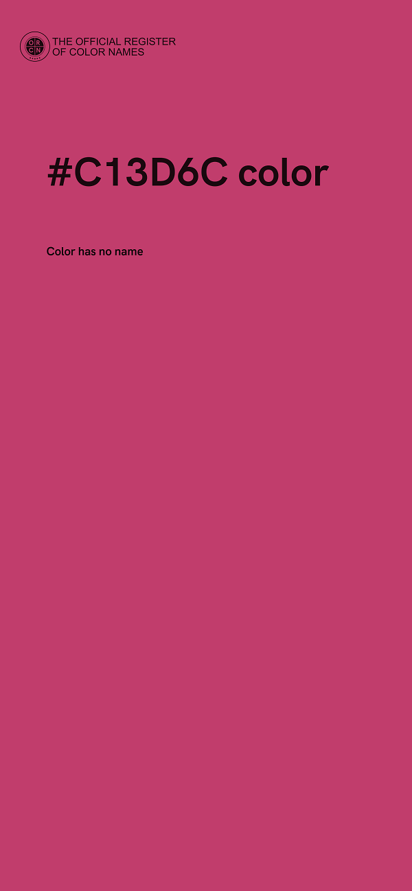 #C13D6C color image