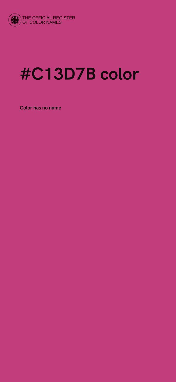 #C13D7B color image