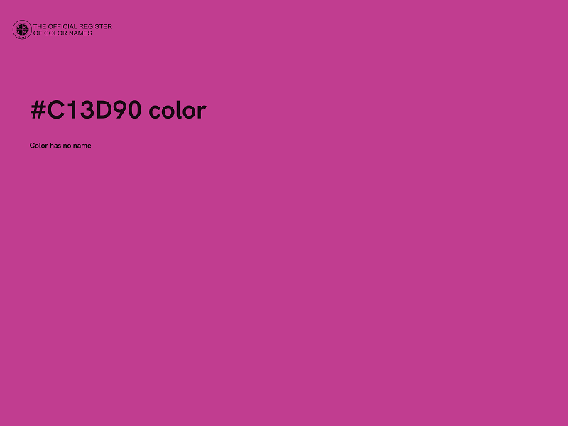 #C13D90 color image