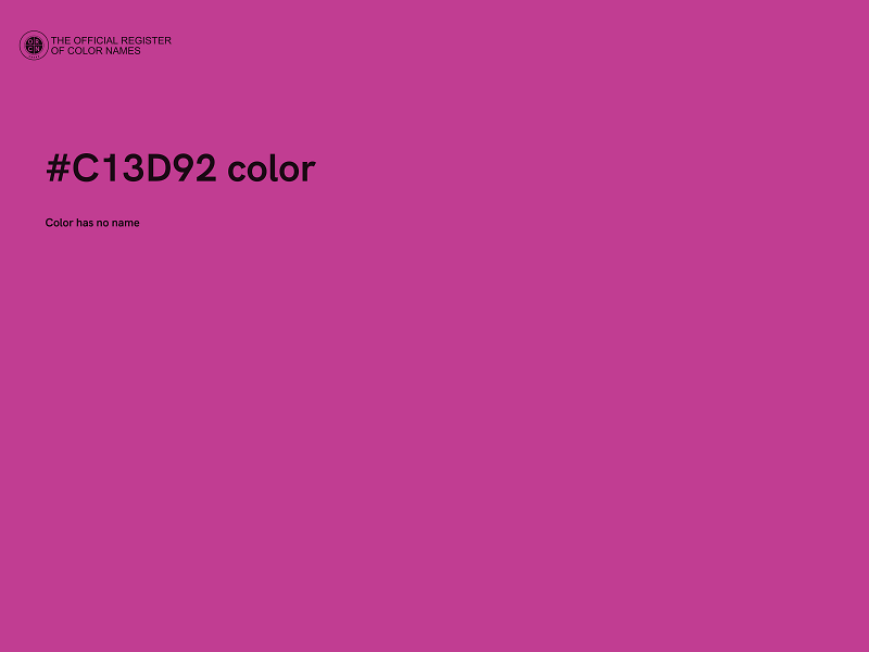 #C13D92 color image