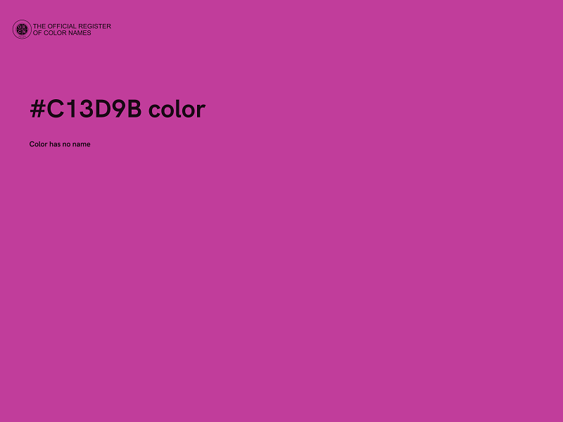 #C13D9B color image