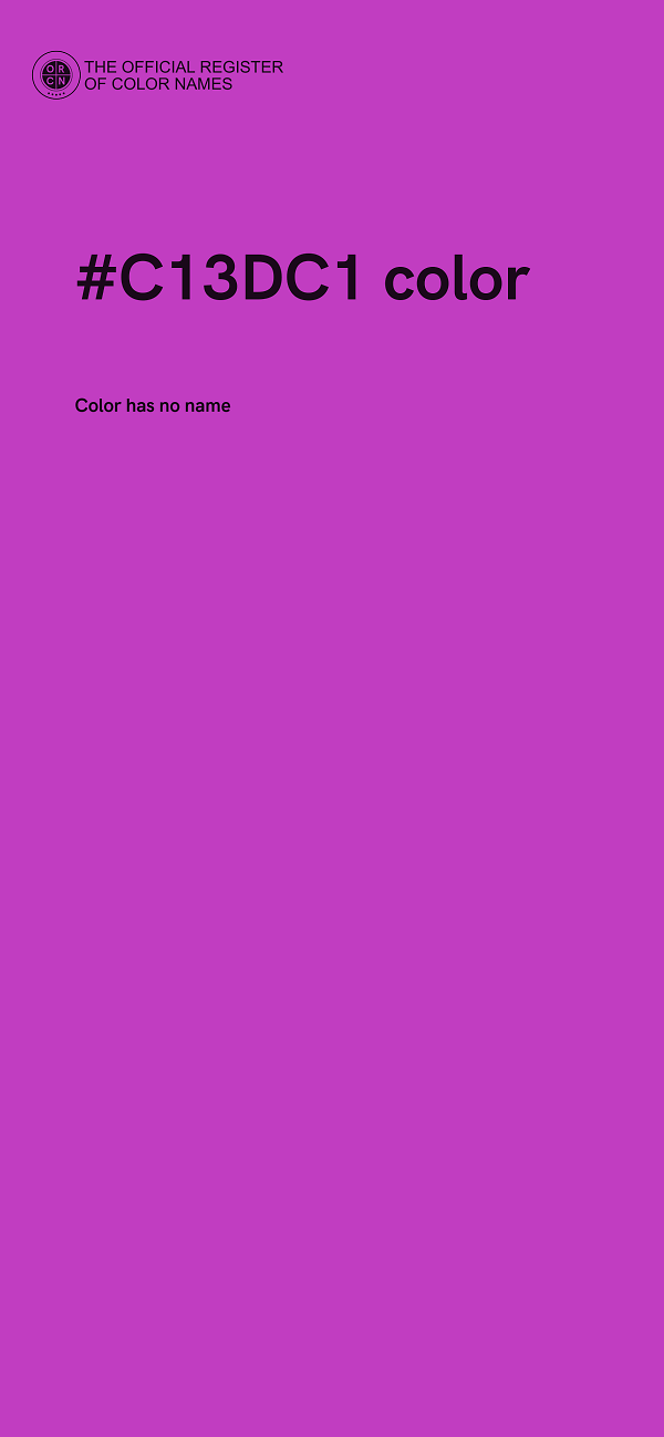 #C13DC1 color image
