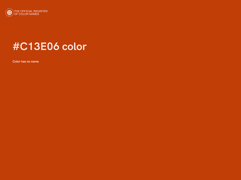 #C13E06 color image