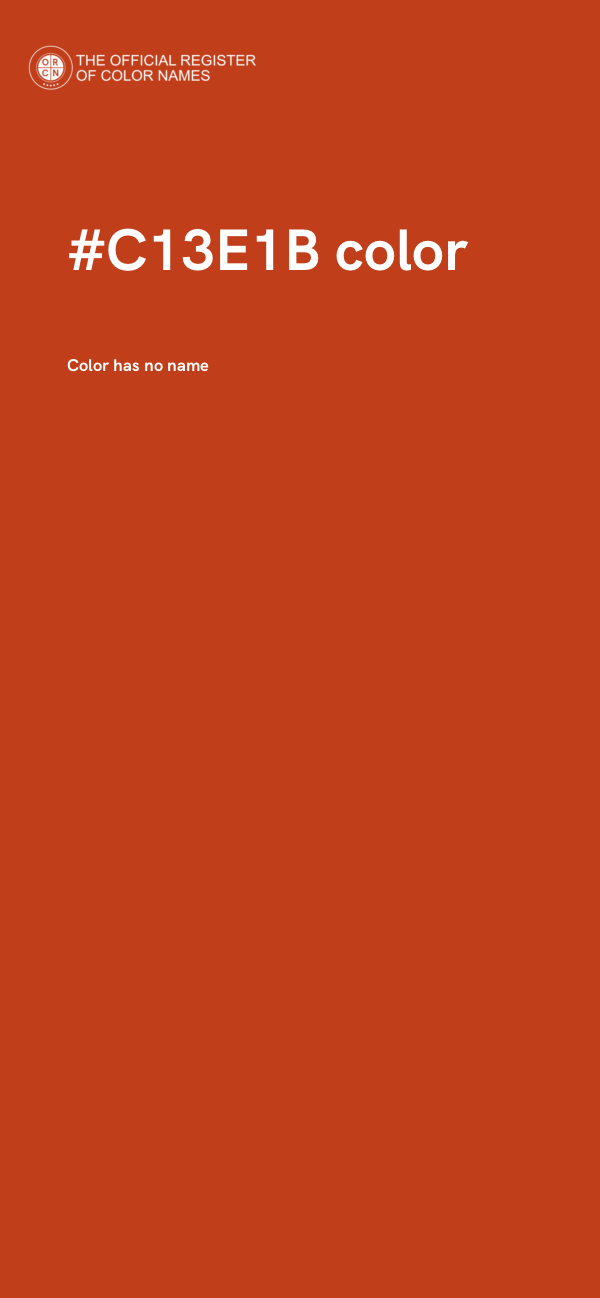 #C13E1B color image