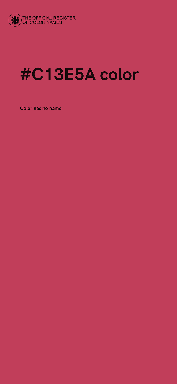 #C13E5A color image