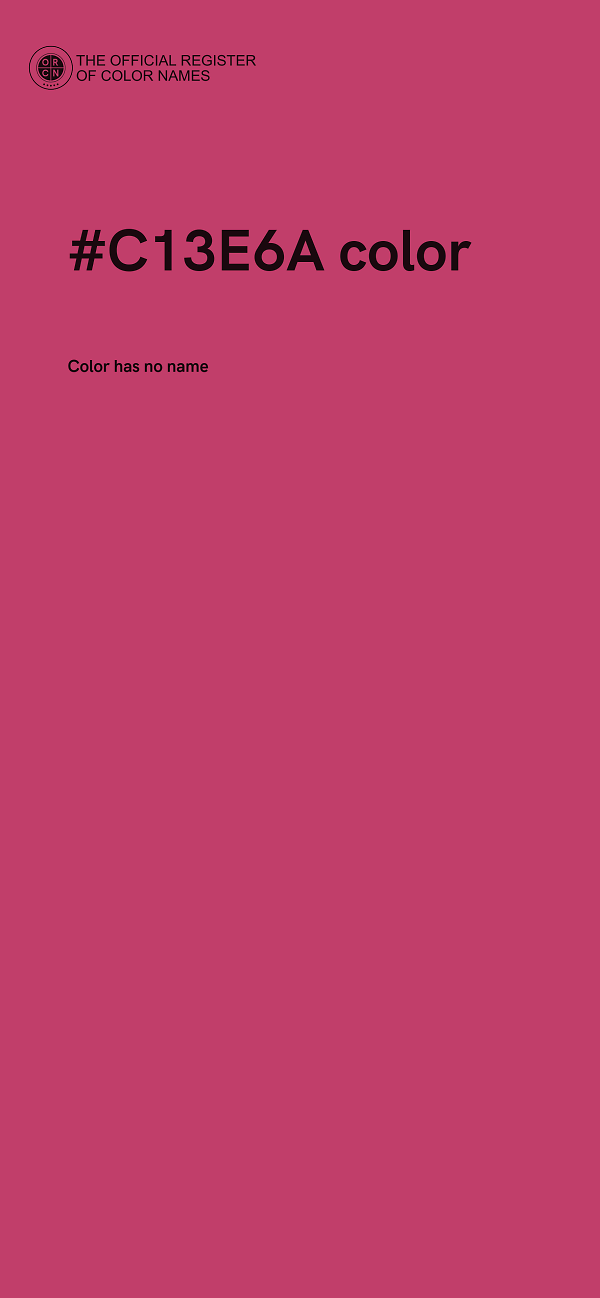 #C13E6A color image