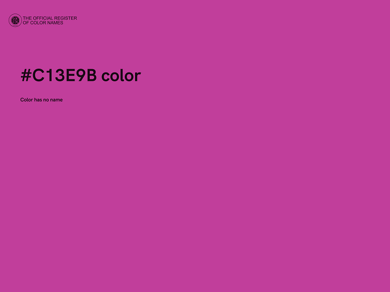 #C13E9B color image