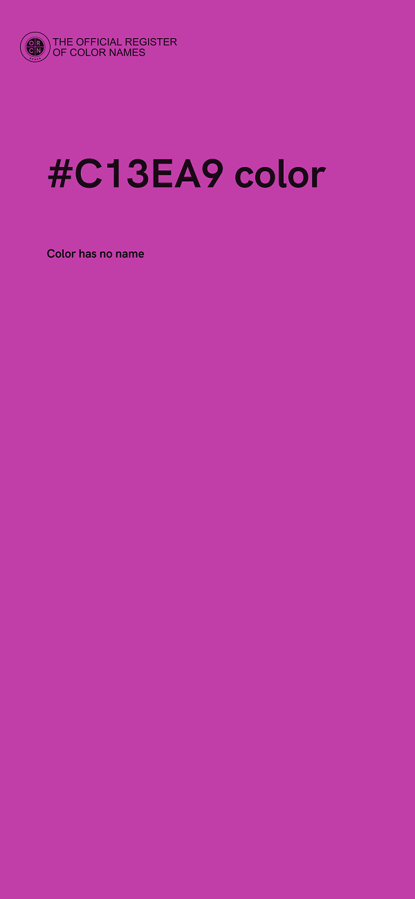 #C13EA9 color image