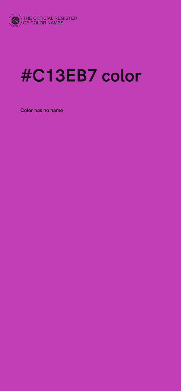 #C13EB7 color image