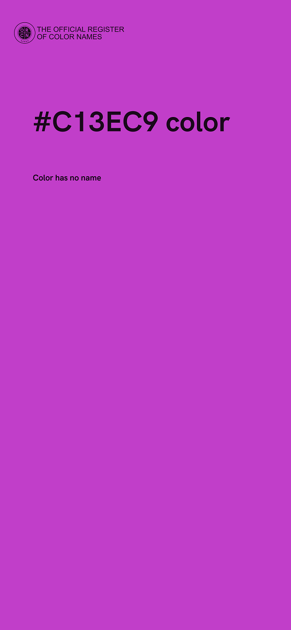 #C13EC9 color image