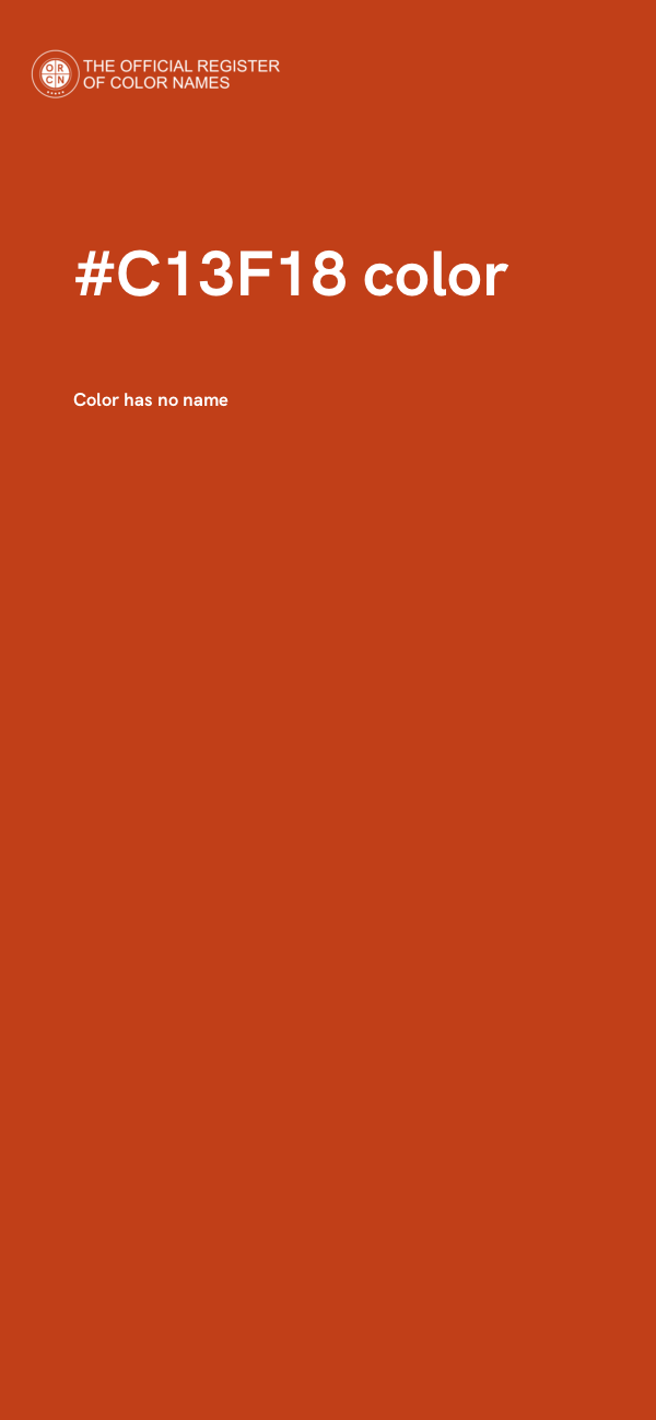 #C13F18 color image