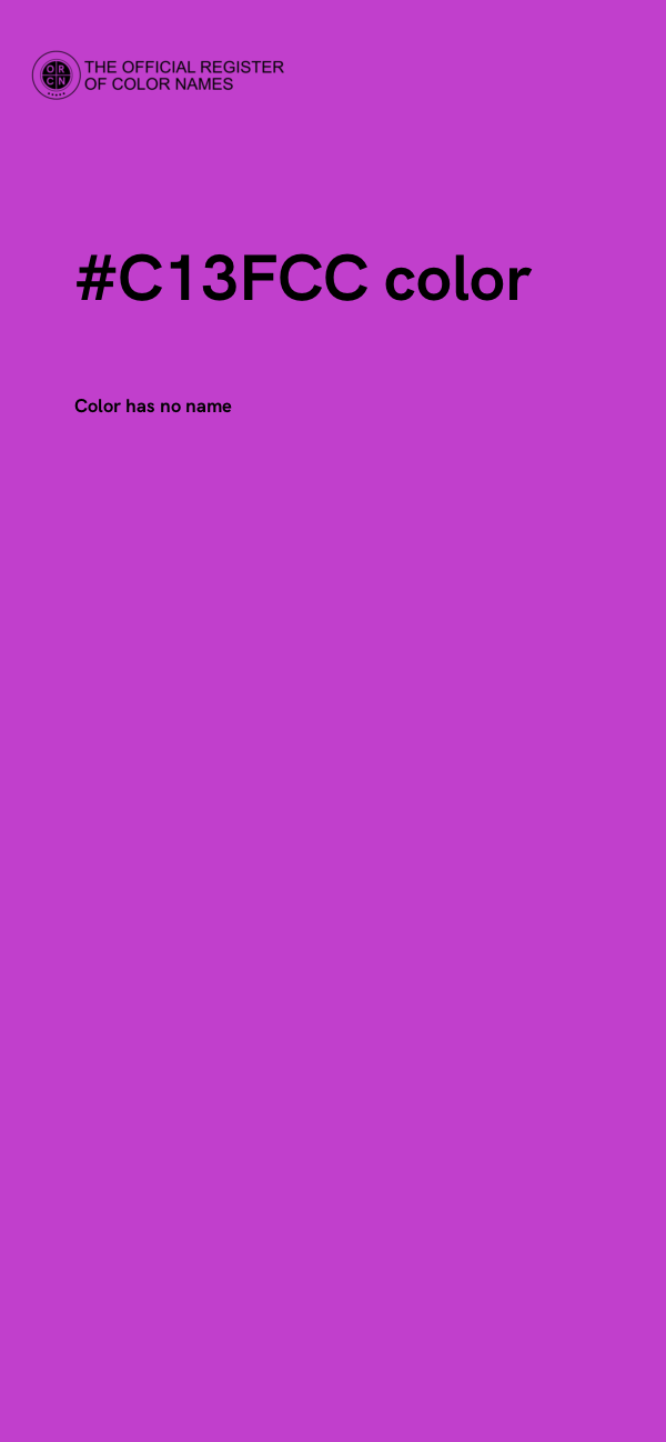 #C13FCC color image
