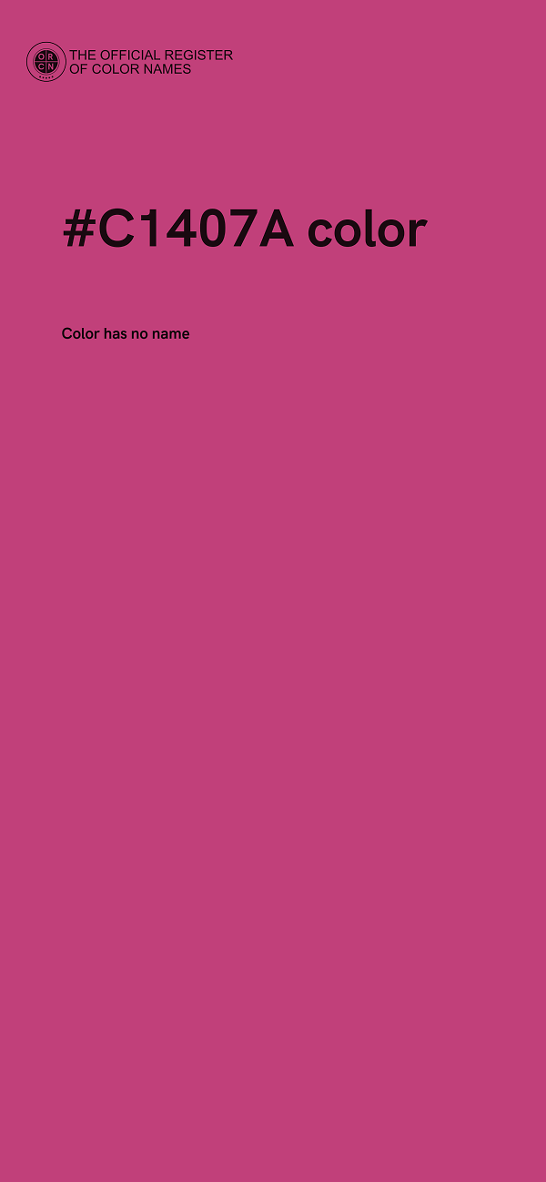 #C1407A color image